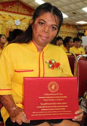 One of the IT graduates.