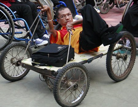 The way Jim arrived at the school back in 2012.