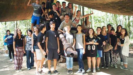 The group had a terrific time and learned a lot in Vietnam.