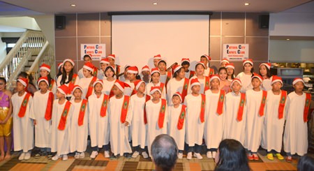 The Pattaya Orphanage Choir sings several Christmas Carols to the delight of the members and guests at the PCEC’s annual Christmas Program.