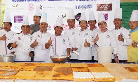 Once again the Chefs’ Association of Pattaya produced a wonderful cake.