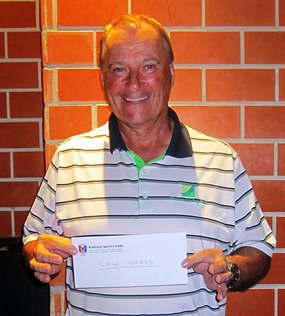 Low Gross winner Ron Birdsall.