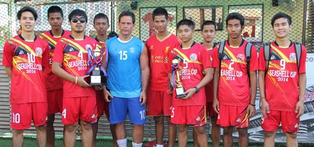 The Pattaya Orphanage team were disappointed to lose the final.