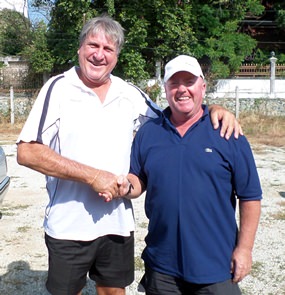 Rosco Langoulant with J.J. Harney.