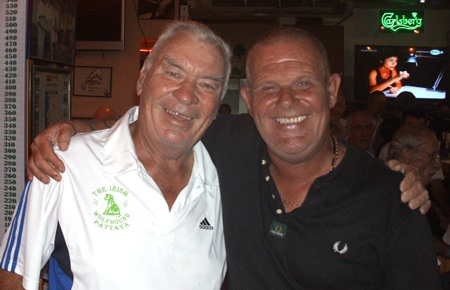 Sunday’s winners Peter Henshaw and Freddy Starbeck.