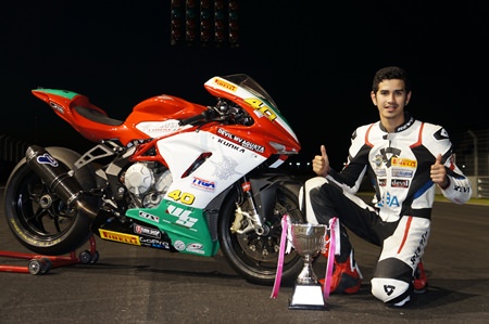 Pattaya motorcycle racing prodigy, Ben Fortt.
