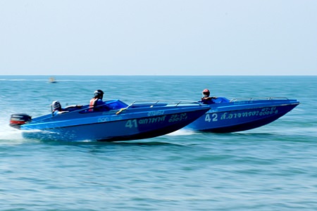 High-powered boats compete in the Sport Open 4 cylinders category.