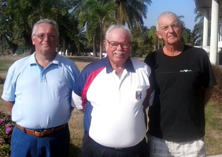 Maurice Herberg, Dave Richardson and Mike Coghlan.