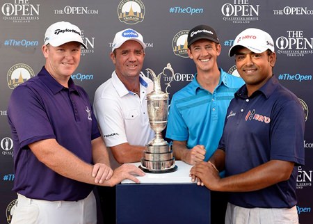 Marcus Fraser, Scott Hend, Jonathan Moore and Anirban Lahiri all qualified for next year’s British Open at St. Andrews.