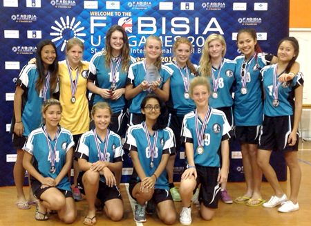 FOBISIA champions – the Regents International School Pattaya U15 girls’ basketball squad.