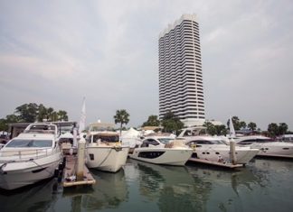 The line-up of boats in-the-water at the 2014 Ocean Marina Pattaya Boat Show was the best ever.