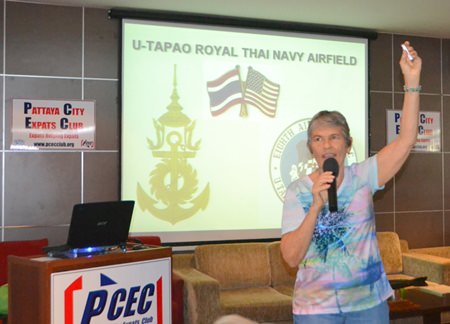 Club member Pat Koester shares with the PCEC her experiences working as a USO Director at U-Tapao Navy Airfield in the early 1970s.