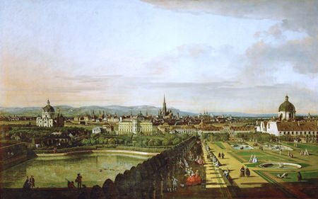 Vienna in the 1750s. (Bernardo Bellotto, 1758)