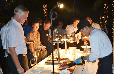 The Amari Pattaya put on a great spread of food for the networkers.
