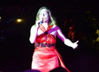 Russian singer Larissa Ezhelenko sang opera songs and the audience kept asking for more.