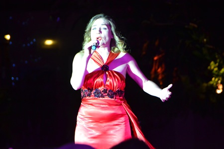 Russian singer Larissa Ezhelenko sang opera songs and the audience kept asking for more.