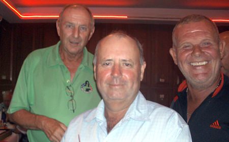 Bob Watson (centre) with Colin Davis (left) and Freddy Starbeck.