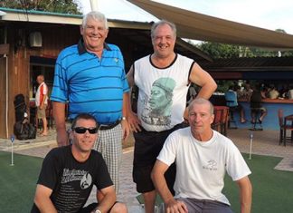 (From left) Peter Erikson, Tony Aslett, Andre Coetzee and Brendan Cope.
