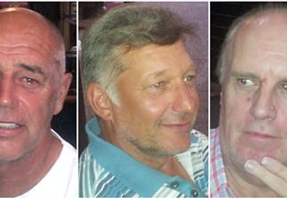 Adrian Cook, Alan Pilkington & Danny Greer.