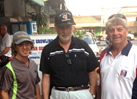 (From left) Sal Brizzi, Alan Taylor and Gary Monley.