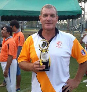 Pattaya skipper Simon Philbrook was voted Man of the Tournament for his combined total of 168 runs.