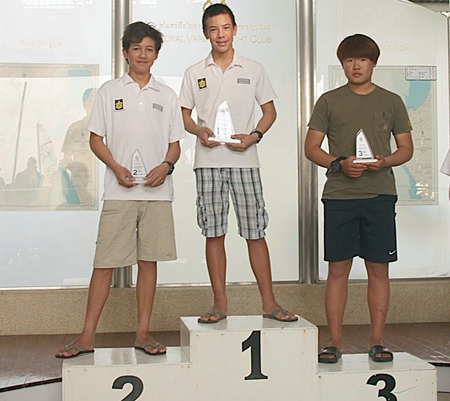 In the Laser 4.7 class, the winner was Alex Frefel, with Arthit Romanyk and Kim Jung Ho in 2nd and 3rd places respectively.