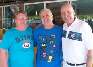 Wayne Cotterell, Sel Wegner and George Barrie.