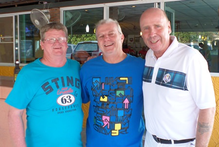 Wayne Cotterell, Sel Wegner and George Barrie.