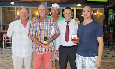 (Left-right) JP Maffray, Stephen (Waldo) Blazsanyik, Bob St Aubin, Greg Hill and Andre Coetzee.