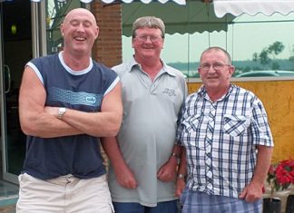 Kevin Hamilton, Wayne Cotterell and Noddy Moyle.