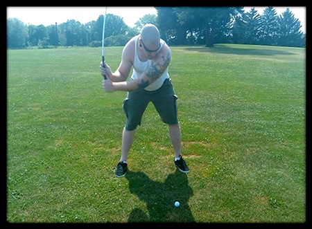 This might depict golf somewhere, but not here in Thailand.