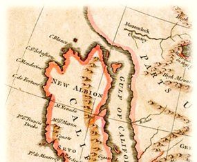 A 1745 map of California, by R. W. Seale