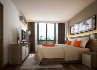 Citadines Grand Central Sri Racha offers 136 luxuriously appointed rooms and residences.