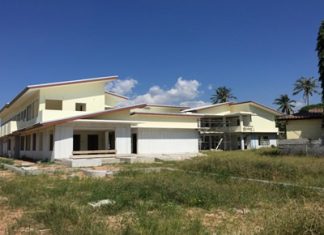 The building work on the New Baan Jing Jai children home is nearly done.