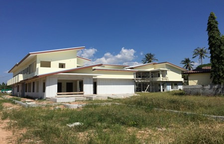 The building work on the New Baan Jing Jai children home is nearly done.