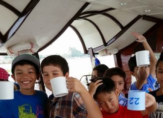 Hot chocolate helps us prepare for our river trip!