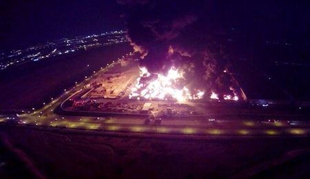 A massive fire caused about 1.3 billion baht in losses for one of China’s largest tire exporters.