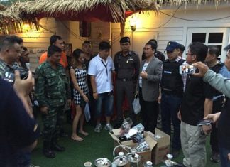 Residential gentlemen’s club shut down Police and local officials raided the Planet Earth Beach Club in Jomtien Beach after allegedly receiving complaints foreigners and Thai women were disturbing the neighbors.