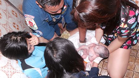 Sorawal Selanon said she didn’t realize she was pregnant until the baby decided to arrive.