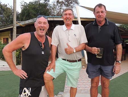 (From left) Kev Hamilton, Eddy Beilby and Bruce McAdam.