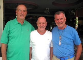 (L to R) Lindsay Phillips, Rodney Howett and Dennis Scougall.