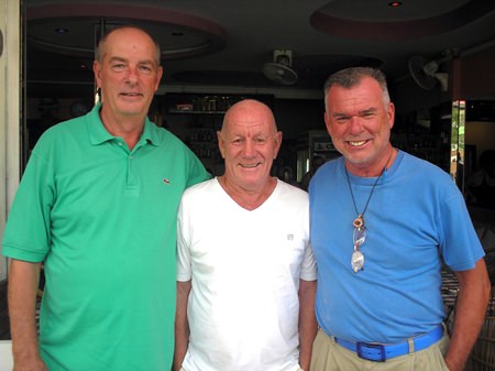 (L to R) Lindsay Phillips, Rodney Howett and Dennis Scougall.