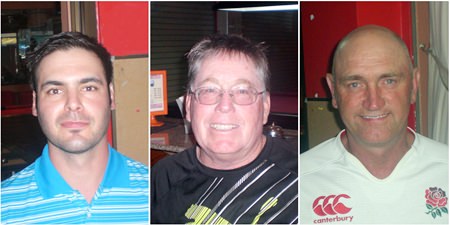 Tristan Gilbert, Alan Thomas & Martin Cooper.