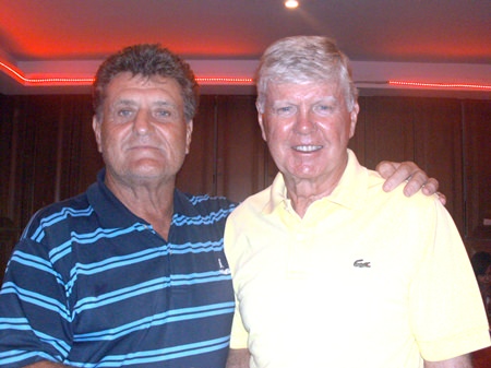 Lou Szigligeti (left) with Dave Stockman.