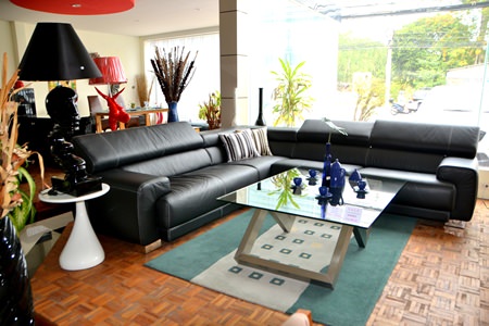 Tastefully modern living-room furniture designs at Decorum.