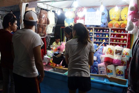 Evidently these types of booths are illegal here - police raided several during the music festival and arrested the operators.