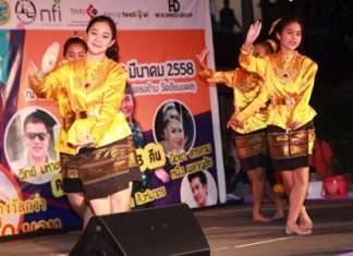 Young dancers put on a show to spice up the press conference announcing the upcoming Issan festival.