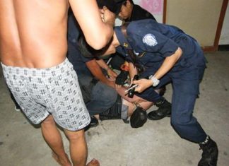 Police take down Gary Arne Roger Gronberg.