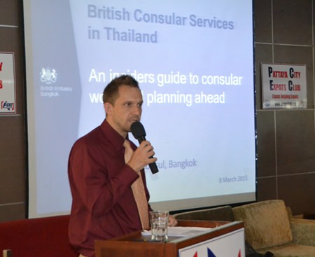 Vice Consul Julian Blewett describes the consular services that are provided by the British Embassy in Bangkok, including when a British citizen dies in Thailand.
