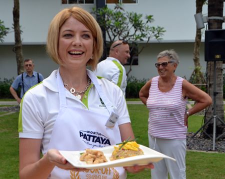 Holiday Inn Pattaya GM Kate Gerits has reason to be proud of her culinary masterpiece.